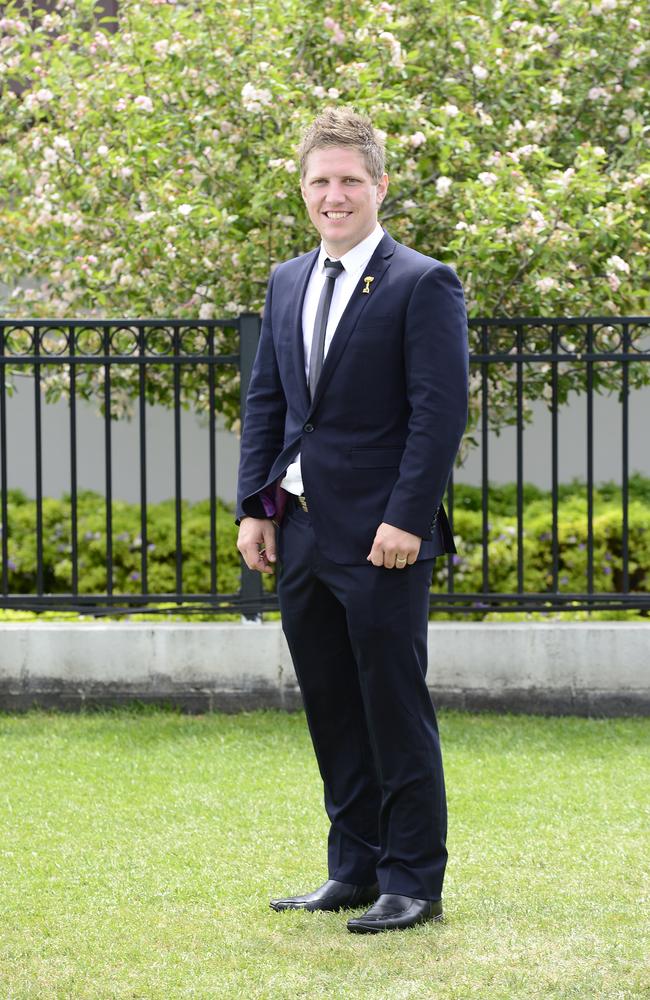 Ben Chugg at Flemington Racecourse on Derby Day 2014. Picture: Stephen Harman