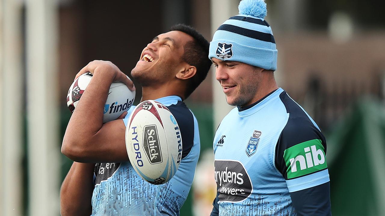 NSW's Daniel Saifiti and David Klemmer will start in the forward pack on Wednesday night.