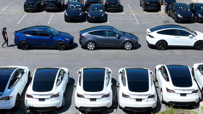 Demand for electric vehicles is expected to rise significantly in the next 10 years. Picture: Justin Sullivan/Getty Images/AFP