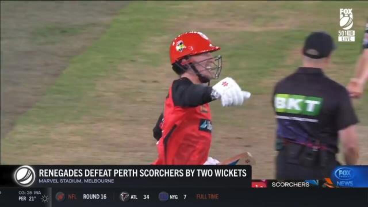 Renegades break Perth 'hoodoo'