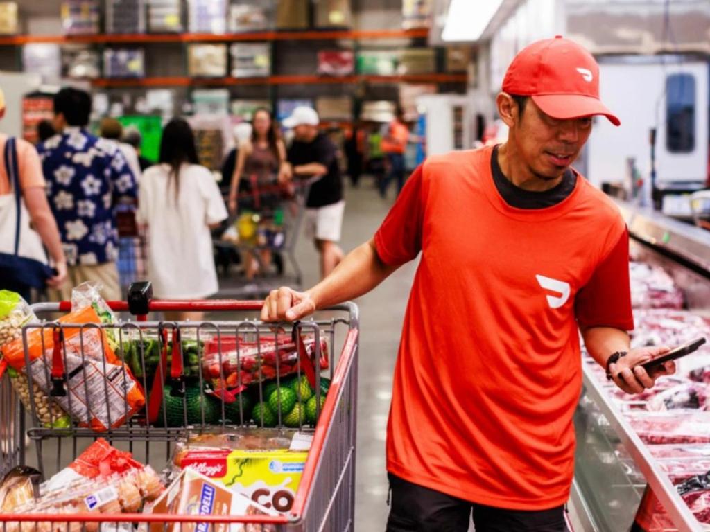 Aussies are set to have groceries from Costco delivered right to their doors in a new partnership with DoorDash. Picture: Supplied.