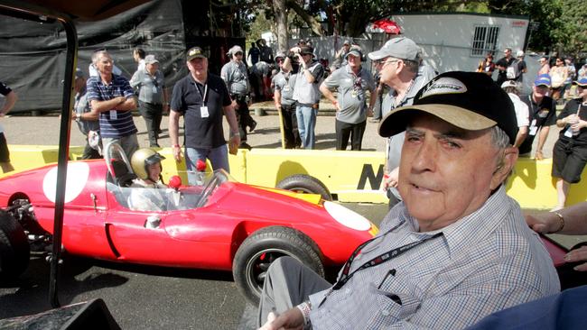 Sir Jack Brabham at the SuperGP