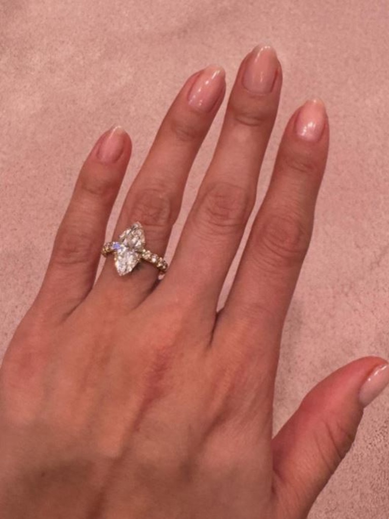 She even shared a photo of the ring. Picture: Instagram/SelenaGomez