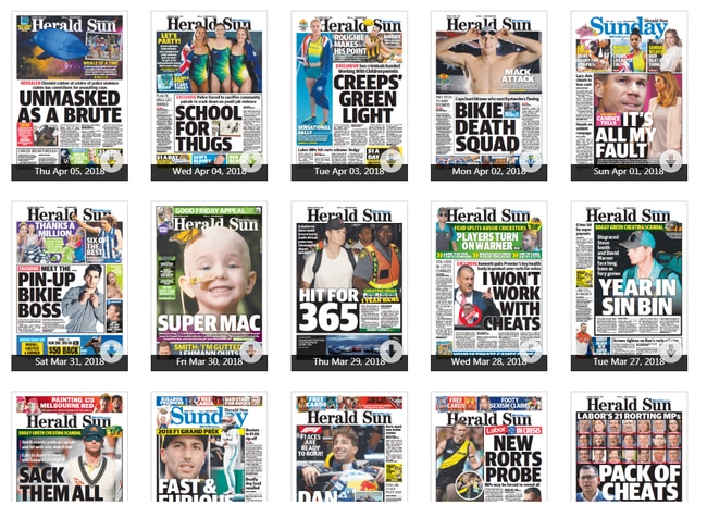 Herald Sun Digital Edition New Features Explained Herald Sun