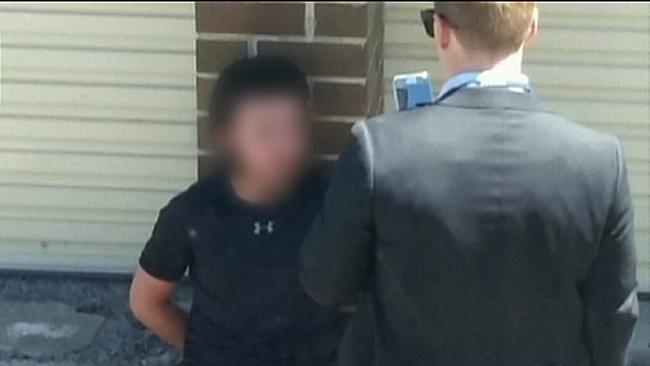 It’s alleged the teens were planning an imminent terror attack in the week they were arrested. Credit: Seven News