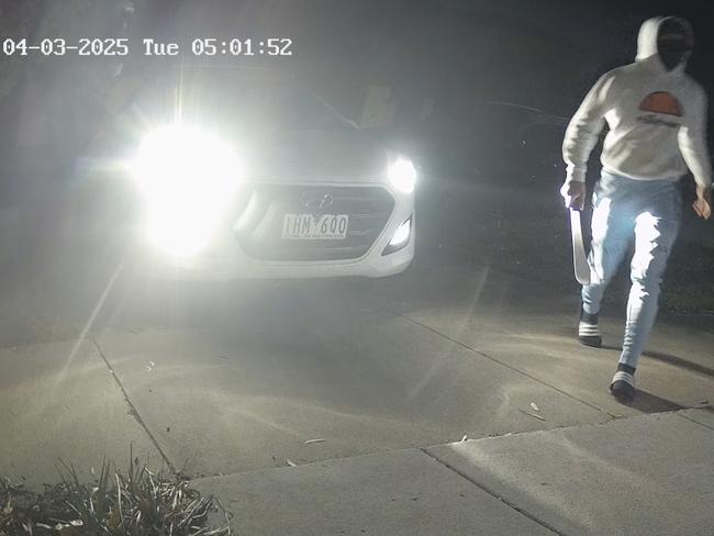 CCTV still of a home invasion in Black Rock. Picture: Supplied
