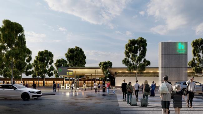 Hobart Airport has announced plans for a doubling of size of its terminal as the centrepiece of its 20 year vision for Tasmania's key gateway. Picture: supplied