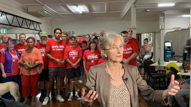 Lismore MP Janelle Saffin after he re-election in March. Picture: Cath Piltz