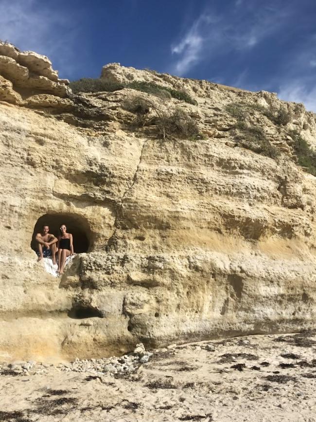 Cool off in the rock grottoes. Picture: Supplied