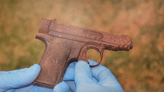 The 100 year old JP Sauer &amp; Sohn self-loading pistol.