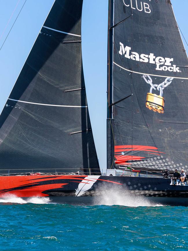 Master Lock Comanche at the start of the race. Picture: Justin Lloyd.