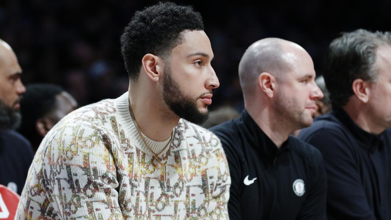 Ben Simmons spent the entire season on the sideline. (Photo by Sarah Stier/Getty Images)