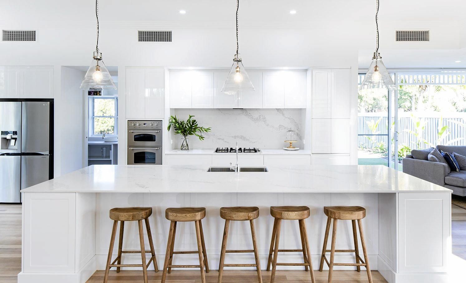 Gibson Homes' Kieran and Claire Gibson took out the Wide Bay Home of the Year at the 2017 Housing Industry Association for this home they built at Agnes Water. Picture: Lucas Muro