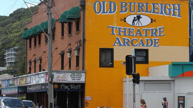 Exterior photo of Old Burleigh Theatre Arcade.