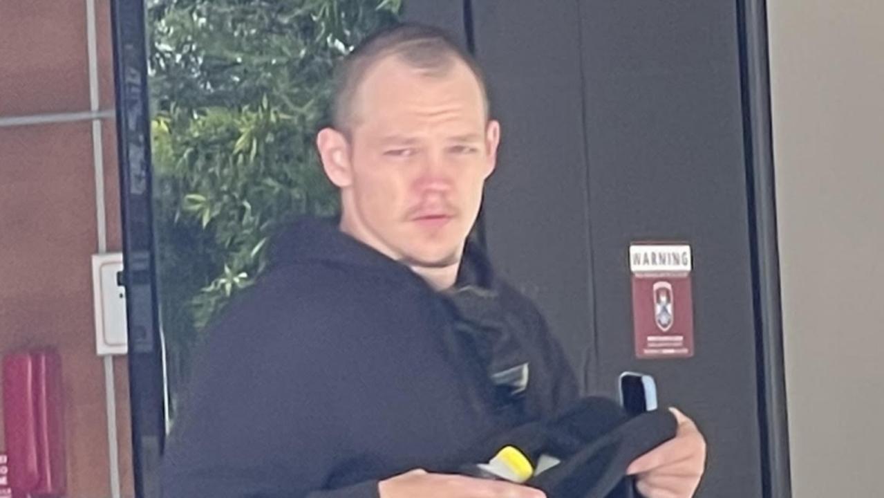 Jake Leslie Charles Albrecht outside Toowoomba Courthouse after being sentenced on November 1, 2023.