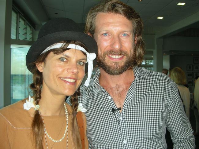 Nick Tobias with his wife, the author Miranda Darling. Picture: News Local