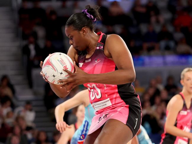 Romelda Aiken-George was solid for the Thunderbirds. Picture: Getty Images