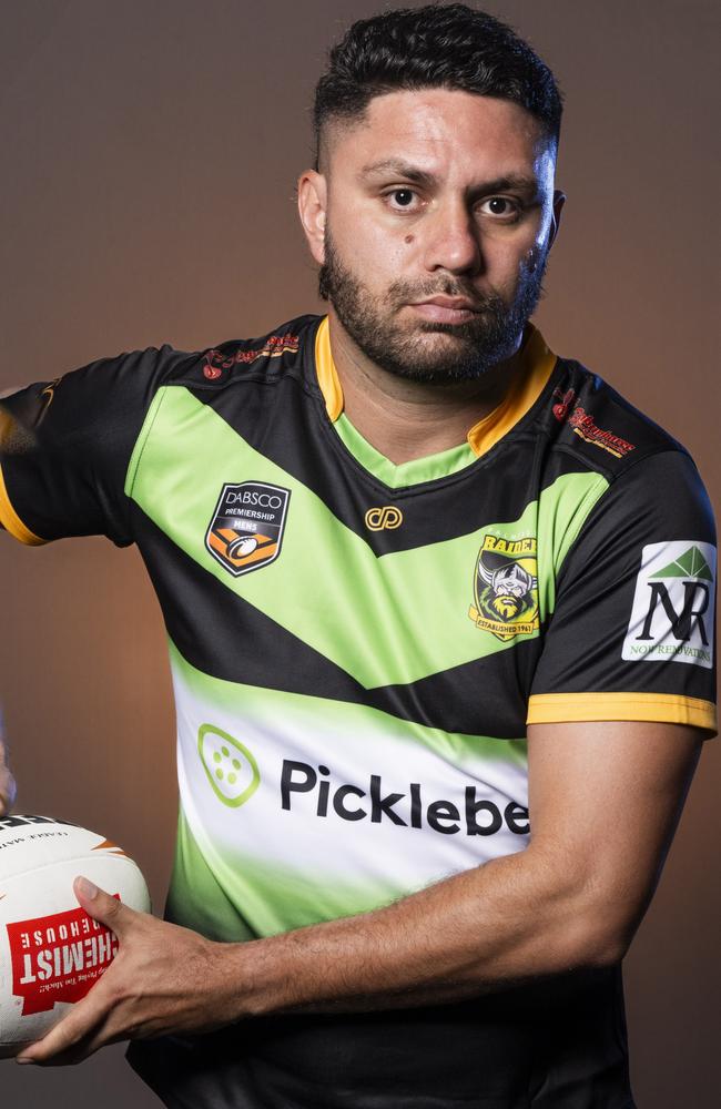 Palmerston leader Keegan Quakawoot ahead of the 2024 NRL NT season. Picture: Patch Clapp