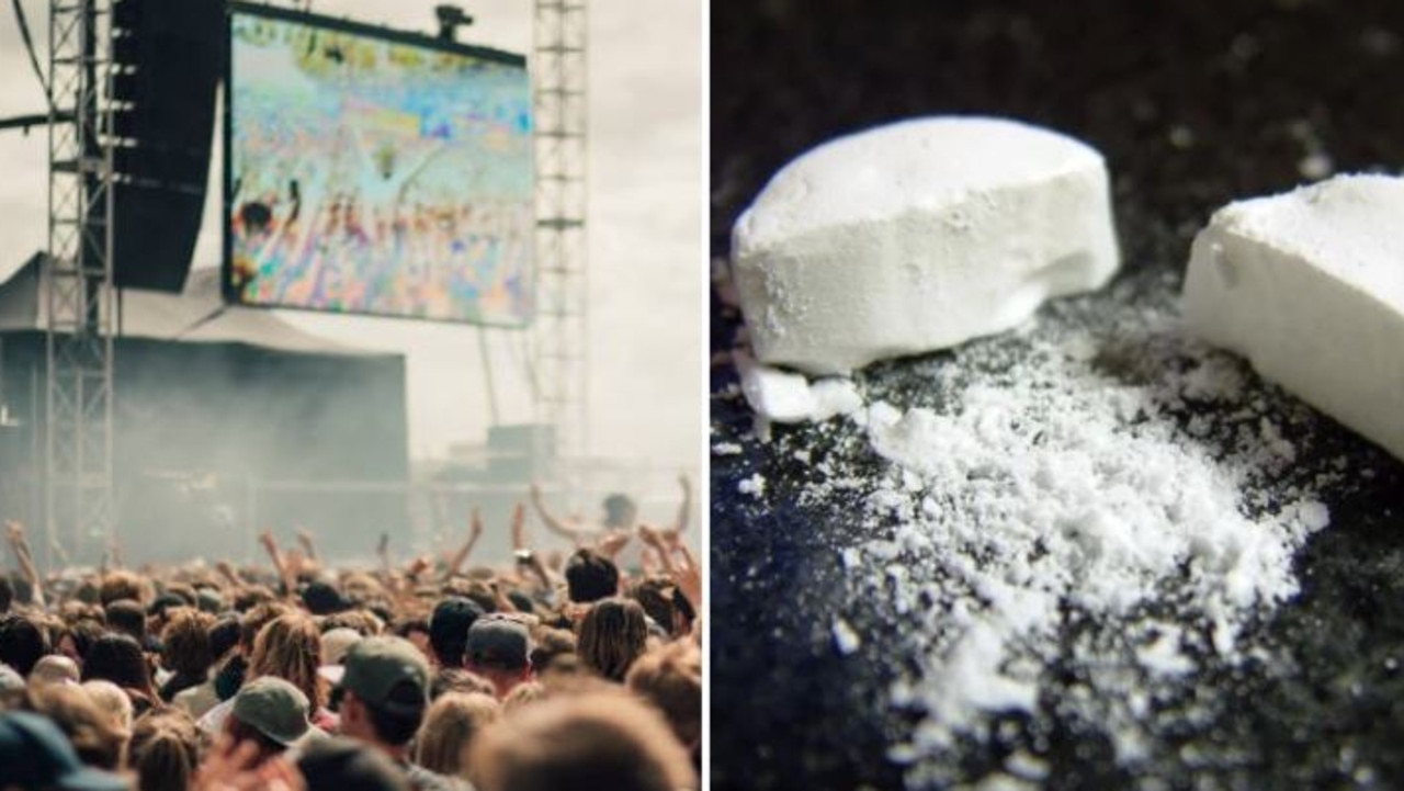 Drugs seized during arrests at coastal festival