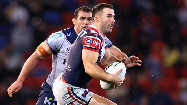 James Tedesco’s speed and footwork can bamboozle defenders. Picture: Ashley Feder/Getty Images