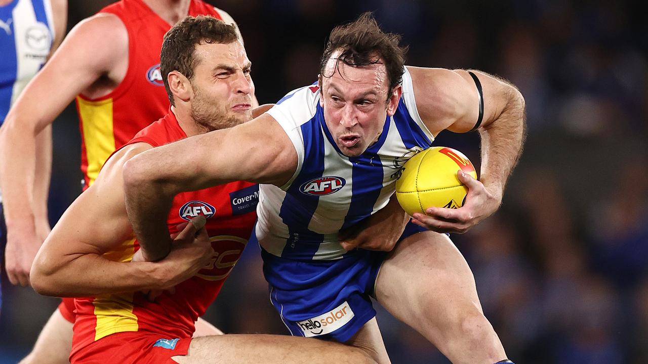 Todd Goldstein remains a big part of what North Melbourne does on-field. Picture: Michael Klein