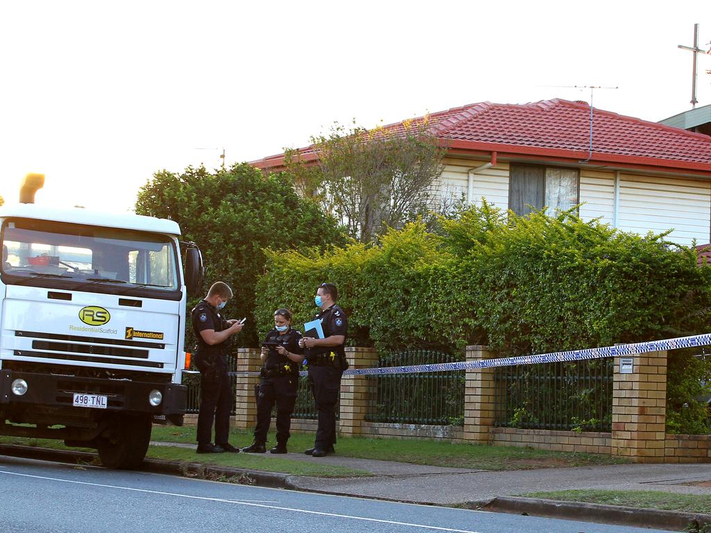 The incident happened on a normally-quiet suburban street. Picture: David Clark