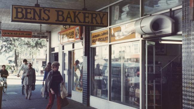 The original Ben’s Bakery in 1977 – a beloved icon in Manly and Avalon which has been reimagined as part of the new The Mona. Picture: Supplied.