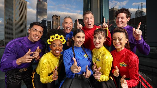 Wiggles, John Pearce, Tsehay Hawkins, Anthony Field, Lucia Field, Simon Pryce, Evie Ferris, Caterina Mete and Lachlan Gillespie. Picture: David Caird