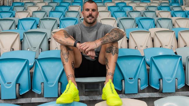 The South Australian swim star joins sporting legends Michael Jordan and Cristiano Ronaldo in designing signature sneakers. Picture: Supplied