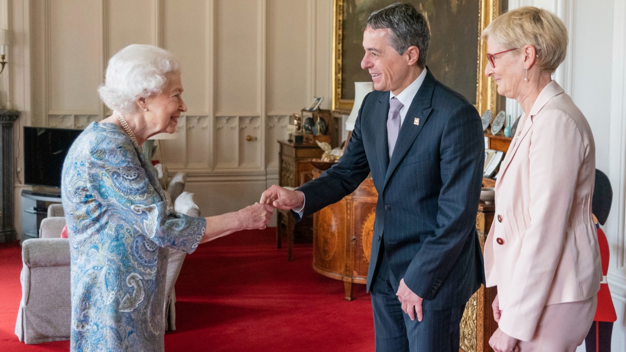 The Queen meets Swiss president