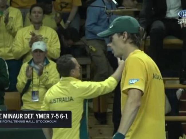 Demon gives Aussies lead in Davis Cup