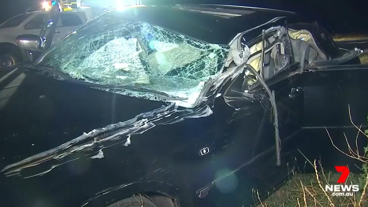 The fatal crash on the Warrego Highway at Bowenville on November 15, 2022, killed Jayson Halpin instantly. Photo:7News