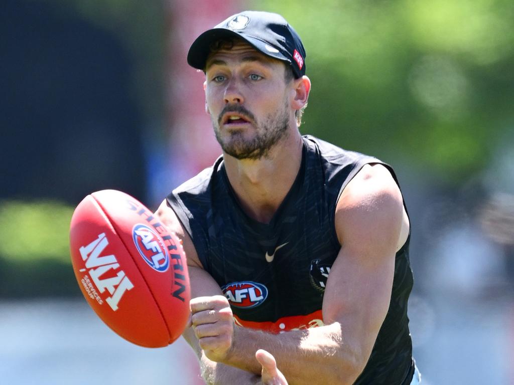 Harry Perryman is set to play as a midfielder at Collingwood. Picture: Quinn Rooney/Getty Images