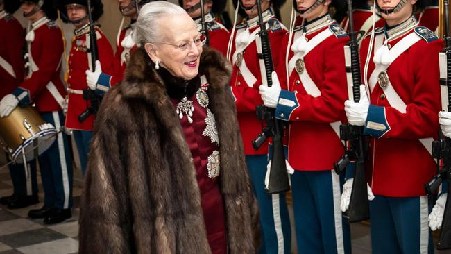 Queen Margrethe II of Denmark arrives at the event. Picture: Mads Claus Rasmussen / Ritzau Scanpix / AFP