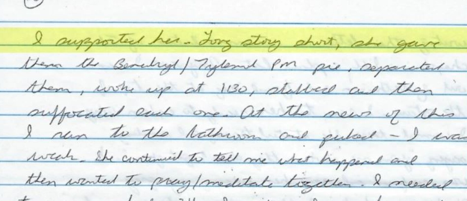 In the 27 page letter Todt claims it was his wife that killed their children, before taking her own life.