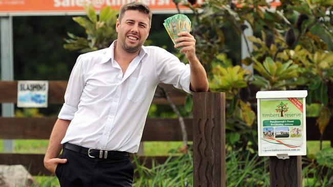 Brett Hore at Timbers Reserve. Photo: Robyne Cuerel / Fraser Coast Chronicle