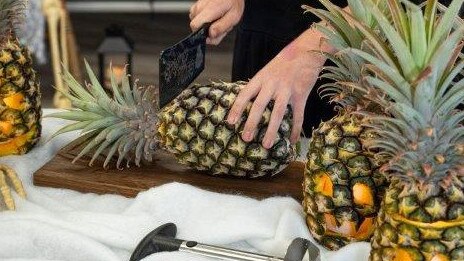 Aussies gearing up for Halloween are being encouraged to buy pineapples to help out struggling farmers. Picture: Supplied