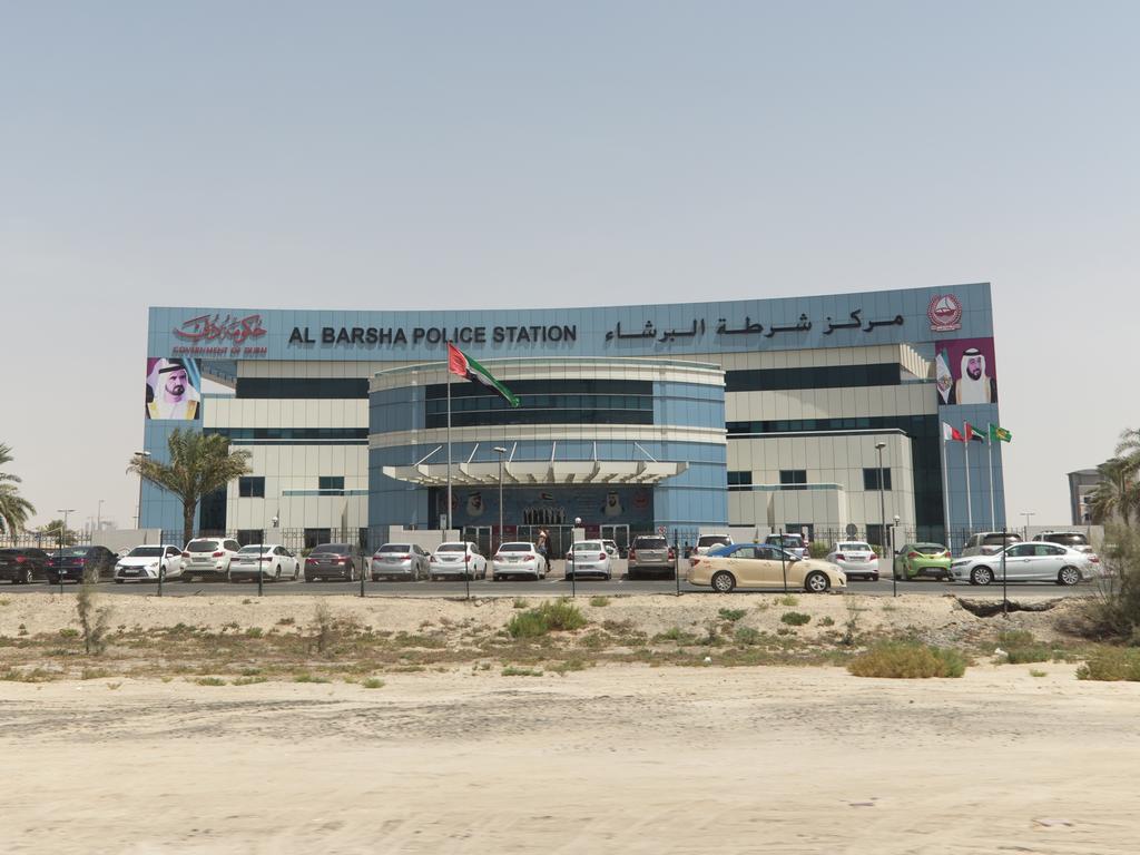 The Al Barsha police station in Dubai.