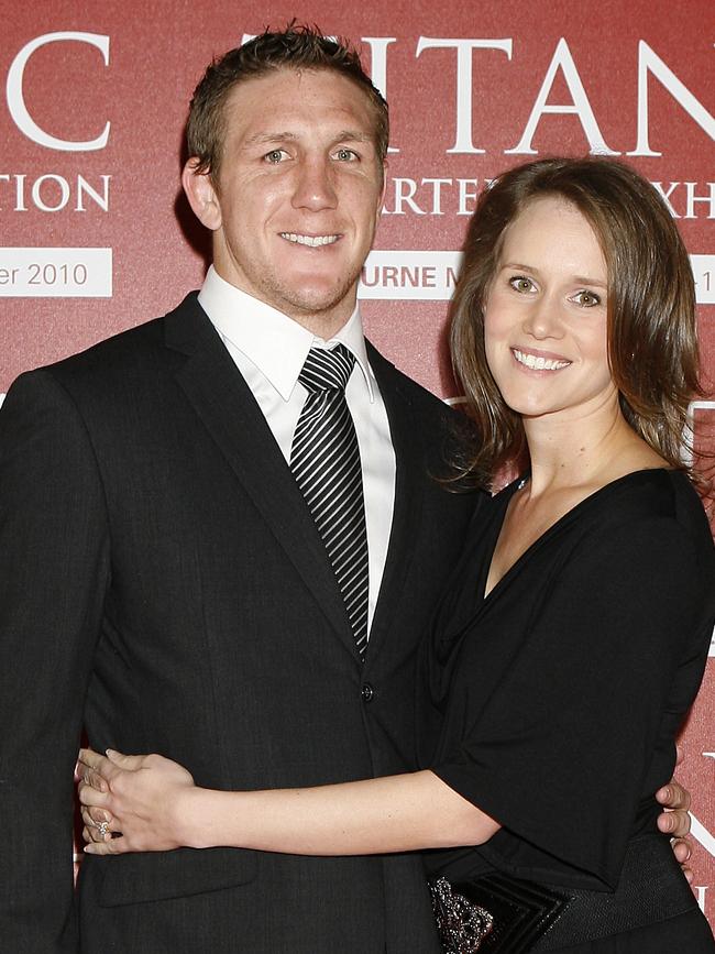 Ryan and Melissa Hoffman in 2010.