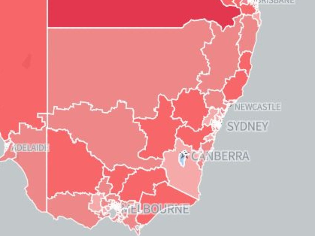 How NSW is tipped to vote.