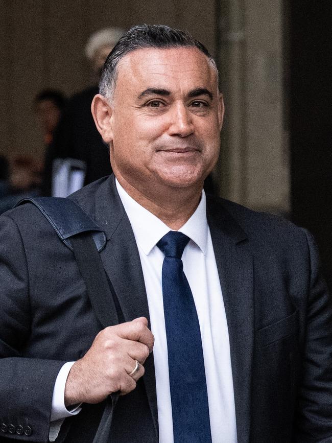 Former NSW Deputy Premier John Barilaro has pleaded not guilty to assaulting a cameraman. Picture: NCA NewsWire / James Gourley