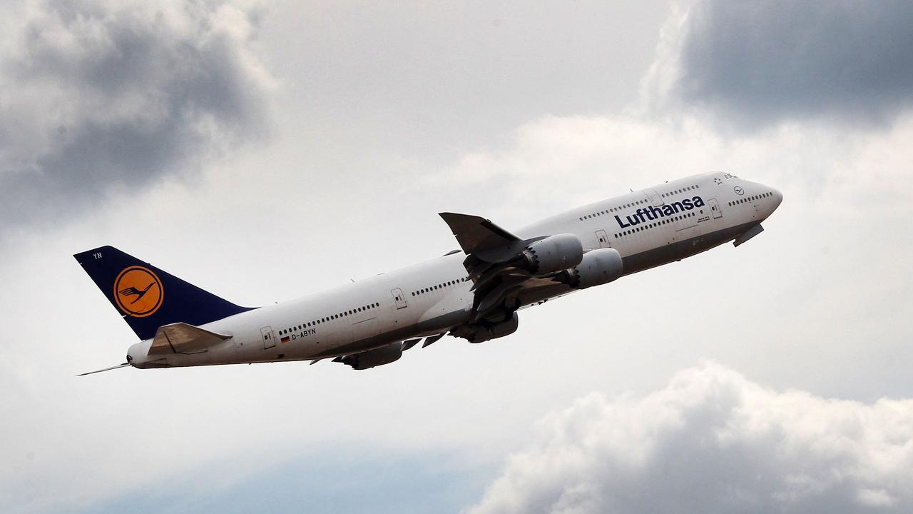 A Lufthansa 747 was forced to make a terrifying landing after the pilot fainted. Picture: Daniel Roland/AFP