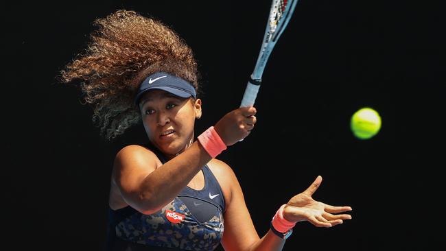 Naomi Osaka was always in control during her quarterfinal clash Picture: AFP