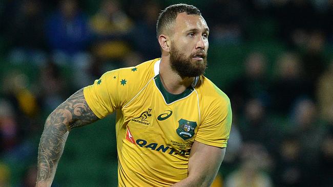 Wallabies backs coach Stephen Larkham says Quade Cooper could still play for Australia.