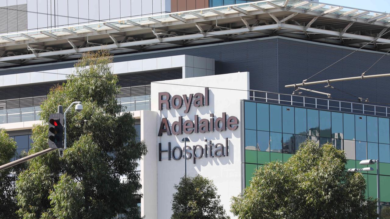 The man was taken to the Royal Adelaide Hospital with serious injuries. Picture: NCA NewsWire / Dean Martin