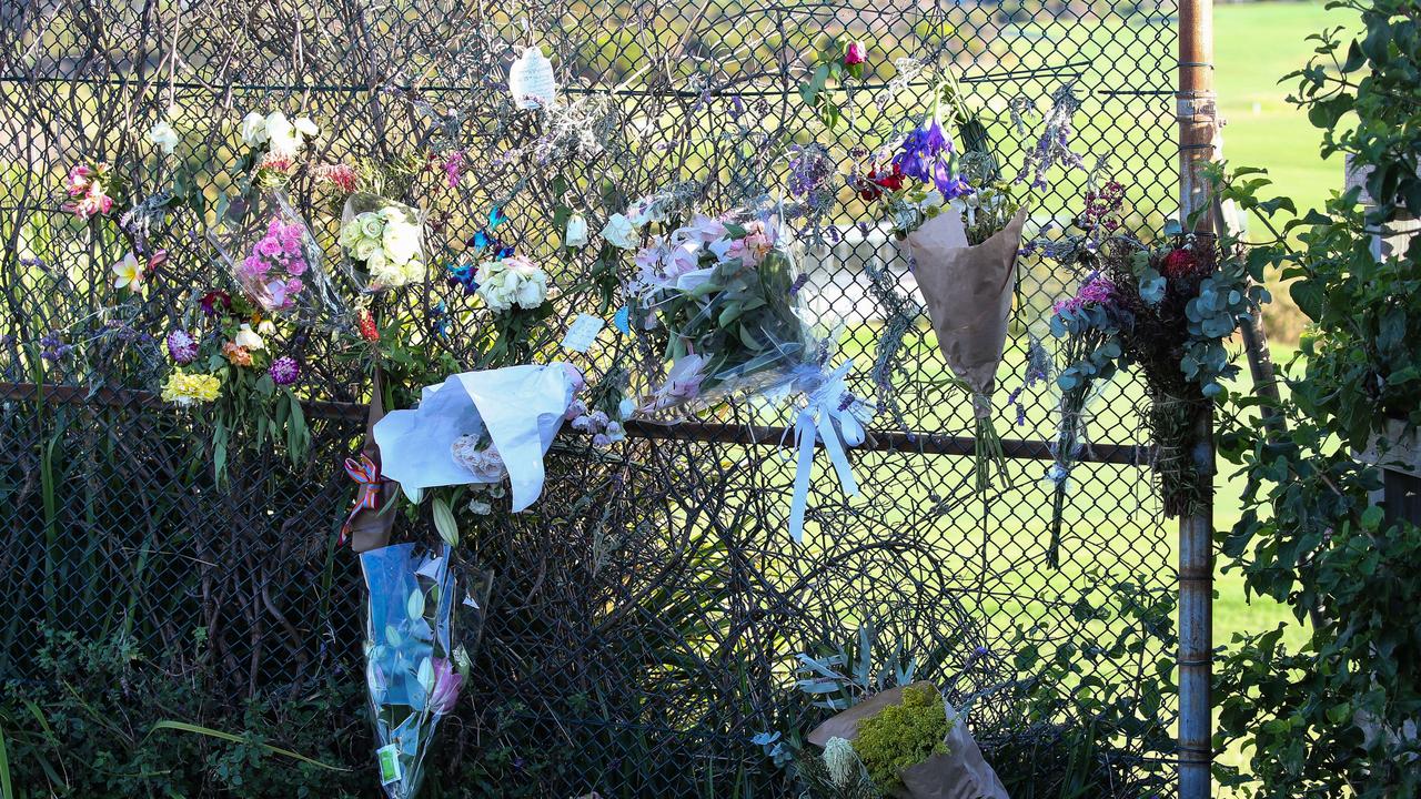 Flowers have been left as a tribute at Little Bay Beach. Picture: Gaye Gerard/Daily Telegraph