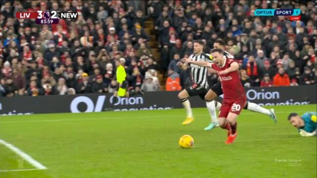 Jota dive has Newcastle fans seeing red