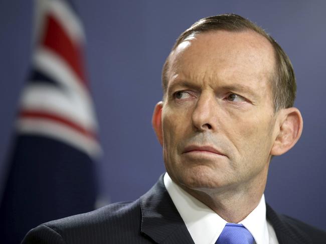 Former PM Tony Abbott. Picture: AP Photo/Rick Rycroft