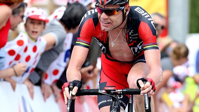 TOUR DE FRANCE - STAGE 8 - Castres to AX-3-Domaines - Australia's Cadel Evans looks to have lost any hope of getting the yellow jersey after being convincingly defeated on the stage by Sky Christopher Froome