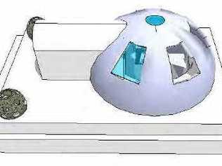 Domeshells Australia, is working with inventor Shaun Waterford to create a prototype structure that would allow people to spend extended periods of time underwater. Picture: Contributed
